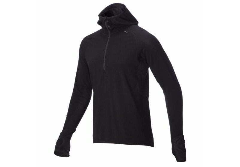 Inov-8 Long Sleeve Zipped Merino Mens Mid Layer Black Philippines 15689CDUN